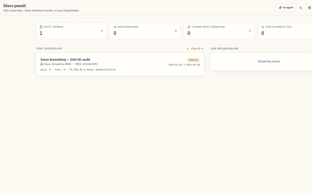 Foundry — Audit sistemi